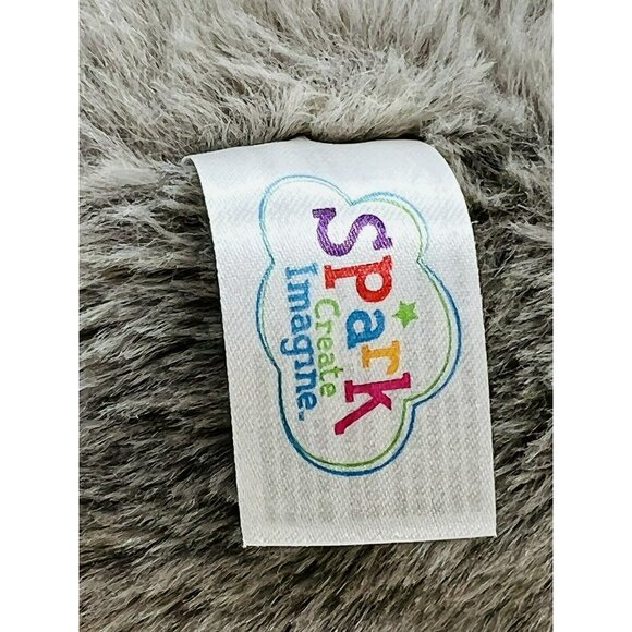 Spark Create Imagine Penguin Plush Gray Stuffed Animal Rattles Crinkle Wings - Picture 7 of 9